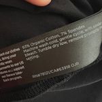 Eileen Fisher Black Wide Leg Palazzo Pants Size L Pull On Organic Cotton Spandex Photo 2