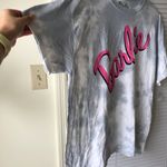 BARBIE TIE DYE GRAPHIC TEE OVERSIZED T SHIRT Gray Size XL Photo 2
