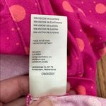 Free People  Shayla Mini Dress S Long Sleeve Pink Polka Dots Ruched Photo 7