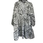 Anthropologie  Maeve Bettina Tiered Shirt Dress Oversized Cottagecore Linen XL Photo 2