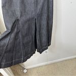 Randolph Duke The Look Black Denim Zip Pleated Corset Dress / Size 14 Western Gray Photo 8