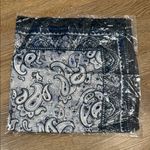 Paisley Bandana Scarf 23” x 23” Black Photo 0