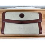 Dooney & Bourke ‎ Vintage All Weather Leather Wallet Brown Tan USA Made Photo 0