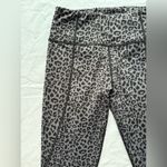 Varley Bedford Black and Grey Leopard Print Leggings Small Photo 5