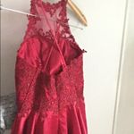 Juniors Homecoming Special Occasion Red Prom Formal Lace Halter Mini Dress Size undefined Photo 7
