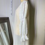 Ember White Sheer Cardigan Size M Photo 3