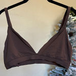 SKIMS  Fits Everybody Triangle Bralette In Cocoa NWOT size S Photo 0
