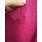 Chico's Chico‘s Travelers Bright Pink Stretch Knit Cap Sleeve Top 1 Medium Vintage Y2K Photo 3
