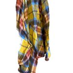 Cato  Women 1416W Plaid Open Front Duster Vest Cardigan Lightweight Photo 1
