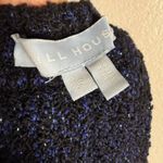 Hill House Blair Wool Navy Metallic Tweed Pleated Mini Skirt Size Small Photo 10