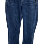 Silver Jeans  Size 26 Suki Capri Dark Wash Blue Denim Mid Rise Cropped Western Photo 0