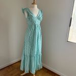 Skies Are Blue green striped maxi dress Photo 5