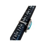 Vintage Turquoise Sterling Silver Native American Navajo Ring Sz 6.5 Blue Photo 5