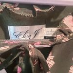 Eliza J Tiered Floral Ruffle Dress - Size 6 Hunter Green Photo 1