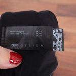 ASOS DESIGN Black Thong Bikini Bottoms Swimwear Size US 10 Photo 1