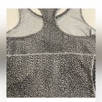 Nike  dri fit workout tank black gray white speckled size medium tennis golf Photo 2