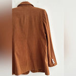 Rachel Zoe  Brown Corduroy Blazer, 70s Inspired Jacket, Size Medium Photo 10