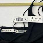 Alice + Olivia  Womens Black Havana Cutout Mini Dress Size 12 Vacation‎ NEW Photo 3