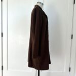 Vintage Sag Harbor Dress Brown Blazer Jacket‎ Coat Faux Suede Size 10 Photo 6