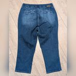 Jag jeans  Plus 16w 16 1X Pull On Classic Fit Stretch Ankle Blue Denim Capri Pant Photo 2