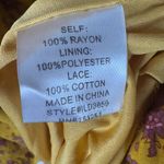 Yellow Bohemian Dress – Feminine and Flowy Size M Photo 10