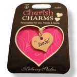 Cherish Charms ISABEL‎ Name Bracelet Charm NEW NWT Silvertone Silver Tone Photo 0