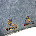 Vintage 90s embroidered high rise mom shorts RIO by Stephan Mardon Blue Size 29 Photo 3