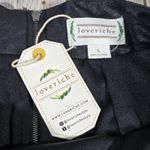 Love Riche  Belted Black Faux‎ Leather Mini Skirt L NWT Photo 3