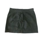H&M  Women's Size 12 Olive Green Denim Mini Skirt with Pockets Photo 2