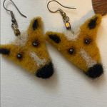 Unique Handmade Earrings Set Brown Photo 3