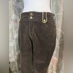A.Z.I. Jeans Brown Embroidered Corduroy Pants Size 8 Photo 1