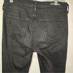 True Religion Women’s  Size 26 Black High Rise Straight Leg Raw Hem‎ Jeans Photo 6