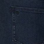 Betabrand Petite Large Short Bootcut Jeans Pull-On Stretch Pockets Hi-Rise Blue Photo 4