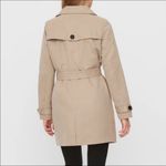 Nordstrom  Vero Moda Tan Beige Trench Coat Winter Jacket Medium MEDIUM Photo 2