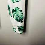 Wildfox White Green Banana Tropical Leaf Monstera Print Workout Leggings Size S Photo 6