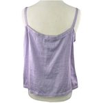 Dana Buchman 16 Linen Purple 2 Pc Button Up Shirt and Cami Twinset Washable Photo 10