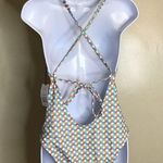 Shade & Shore Women's Plunge Front High Leg One Piece Swimsuit Sz. Lrg NWT Photo 6