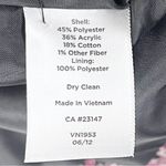 Talbots  Burgundy Tweed Long Sleeves Lined Single Button Closure Blazer Size 14 Photo 3