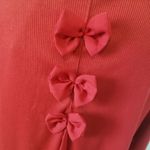 Red ruffle bohemian bow back dress NWT Photo 8