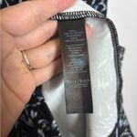 White House | Black Market Black, Blue & White Abstract Print Scuba Sheath Dress Photo 6