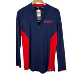 Fanatics New England Patriots Iconic Marble Clutch Half-Zip Pullover Jacket NWT Photo 1