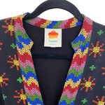 Farm Rio  Black Macaw Night V-Neck Maxi Dress Size Small Photo 10