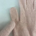 Women’s light pink soft‎ warm knit foldable winter gloves accessories one size Photo 3