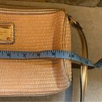 Tignanello Rattan Woven Leather Trim Crossbody/Shoulder Bag Purse Pocketbook Photo 9