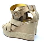 Bettye Muller , strappy platform espadrilles wedges, size 38 Photo 5