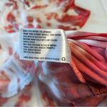 Knox Rose Womens Size Medium Shrimp Pink Peach Tie Dye Top Shirt Boho Bohemian Photo 3