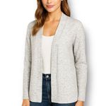 Old Navy Gray Confetti Knit Cardigan Open Front Size Medium Cozycore Minimalist Photo 0
