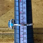 London Blue Topaz Sleeping Beauty Turquoise Sterling Silver Ring Size 10 Photo 8