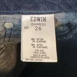 EDWIN Janet Cigarette Navy Corduroy Pant Photo 4