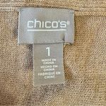 Chico's Chico’s Tan Touch of Cashmere Super Soft Boat Neck 3/4 Dolman Sleeve Sweater 1/M Photo 7